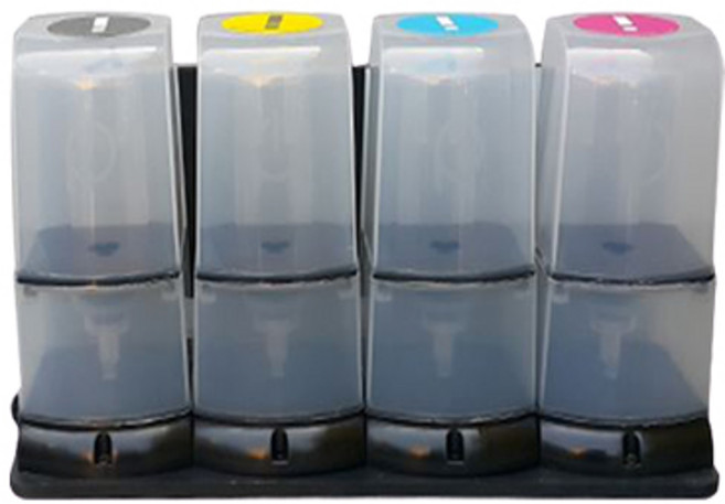 프린터온 피시스 P-ciss 공급기/ L자가이드 [ 색당300ml 500ml 수용] 무한프린터용 공급장치 공급기, 3.피시스 L자가이드