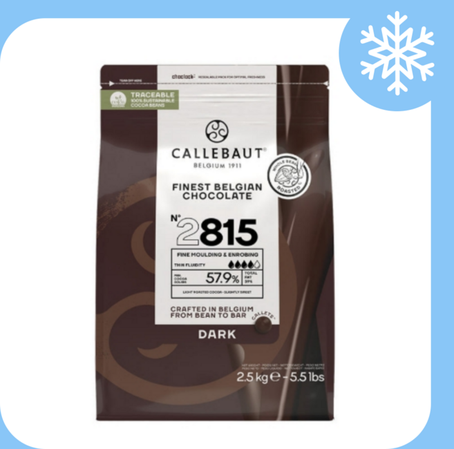 칼리바우트 다크 커버춰 초콜릿 2815 아이스박스 포함, 2.5kg, 1개