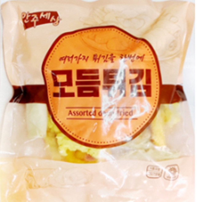 술집안주 튀김모듬 500g 간편조리 냉동튀김, 1개