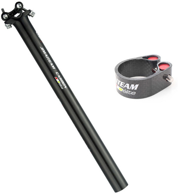 셀레 초경량 풀카본 싯포스트 카본 클램프 세트, 30.8mm, 1개