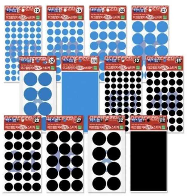 터치엠 논슬립 실리콘 스티커 미끄럼방지 패드 기타문구용품 문구용품 문구, 투명 32mm, 투명 32mm