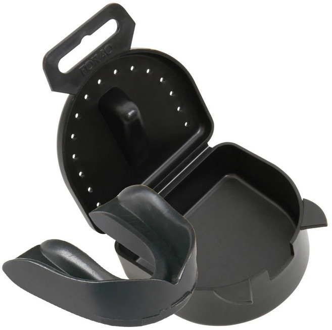 폭스40 마스터 마우스가드 케이스 포함, 블랙, 1개