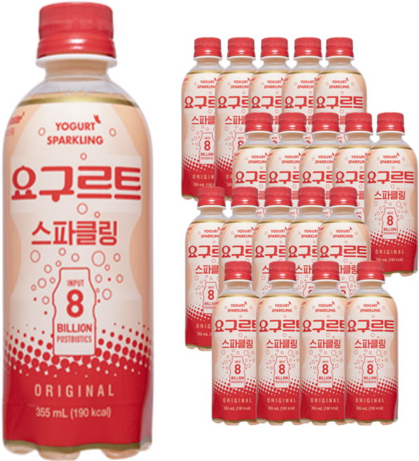 한정특가_블링부스터 요구르트 탄산 스파클링 355ml/병, 20개, 355ml