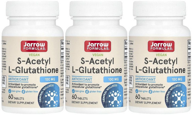 자로우 재로우 글루타티온 글로타티온 글로타치온 L-글루타치온 100mg 60정 3병, 3개