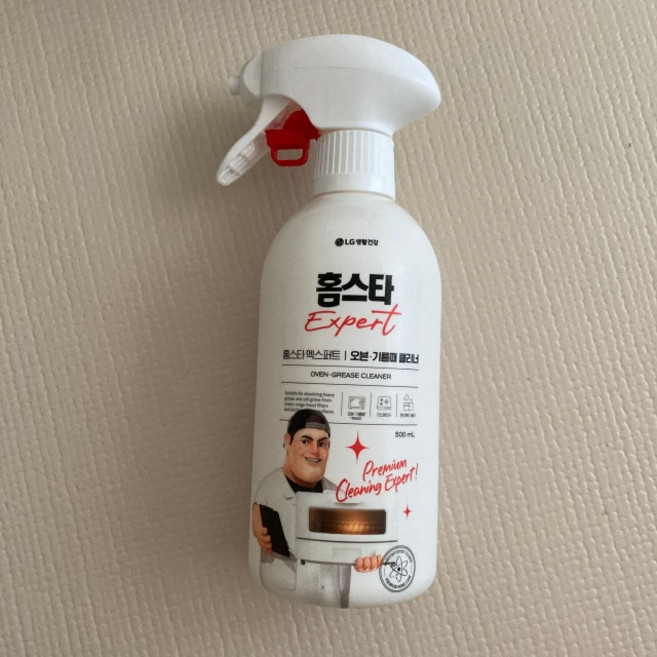 홈스타 엑스퍼트 오븐 기름때 클리너 인덕션 렌지후드 세정제 500ml, 1