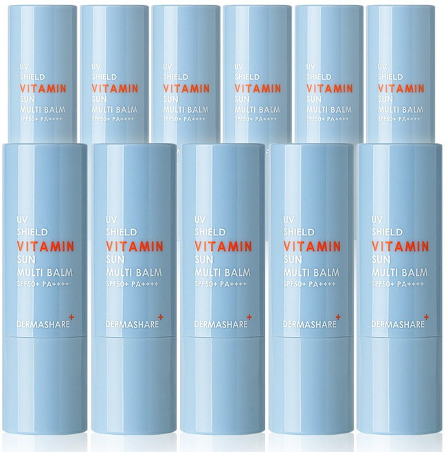 더마쉐어 UV 쉴드 비타민 미백 주름케어 자외선차단 선 멀티밤 SPF50+ PA++++, 11g, 11개