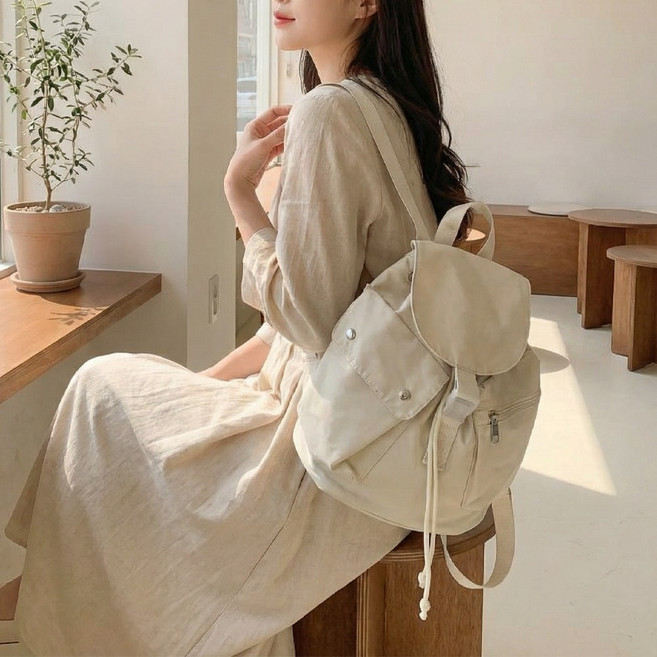 하미하미 가벼운 여성 미니백팩