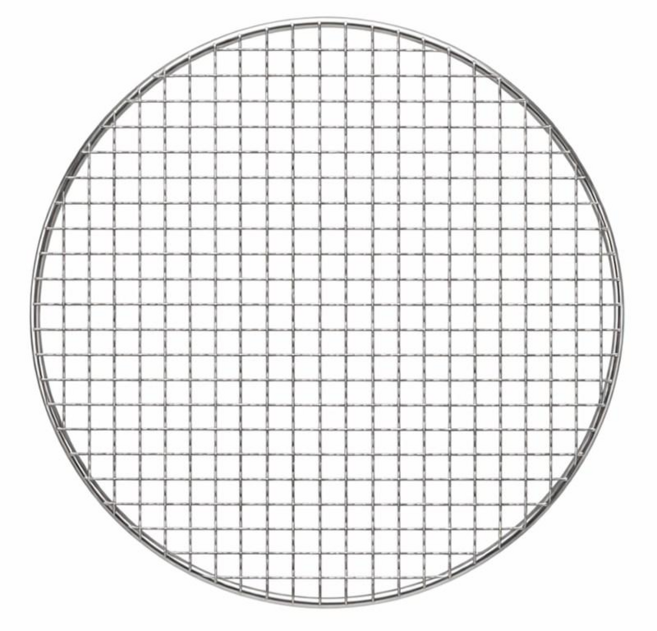 감동불판 국내생산 원형 스텐석쇠 3종, 1개, 260mm손잡이형