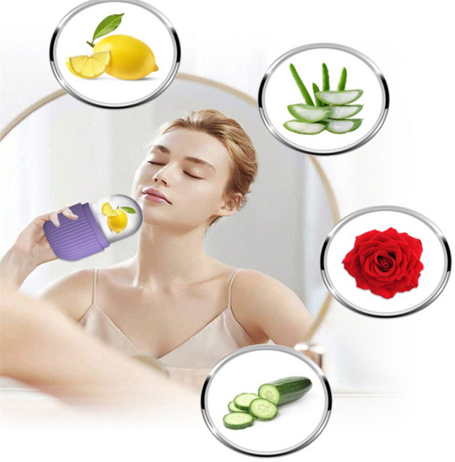 키즈커밍 롤러 마사지 얼굴마사지기, 퍼플