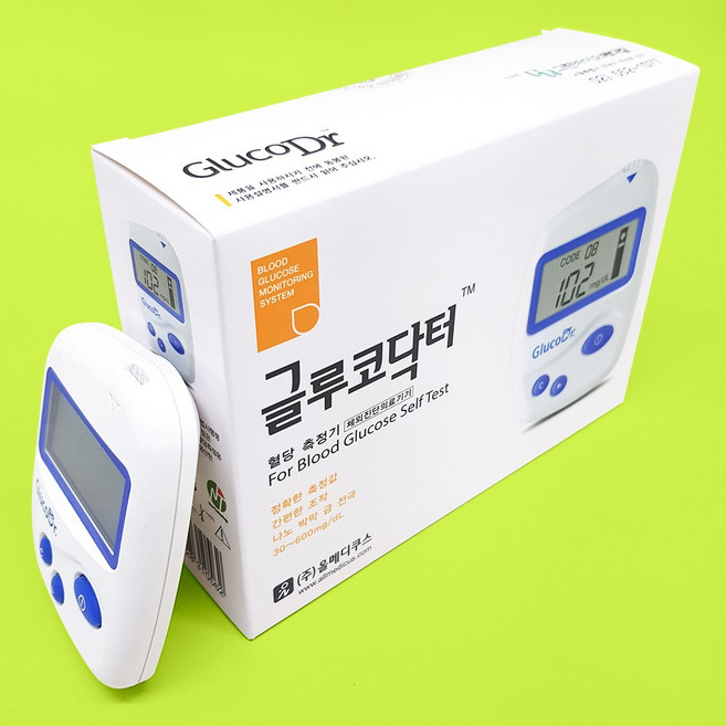 글루코닥터 자가혈당측정기 당뇨검사기 당체크기계