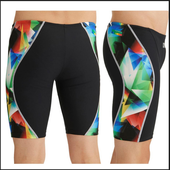 강습 고급원단 일본 수입 아레나재팬 아이스프리즘 5부 탄탄이 남자수영복BKRD 폴리100 기능성