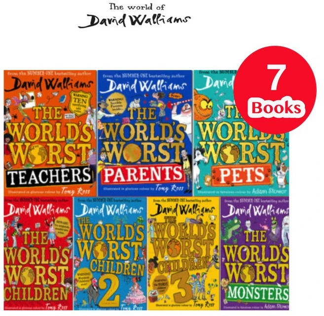 [콕서점] 데이비드 윌리엄스 칠드런 7권 세트 영어원서 The worlds worst children 음원제공, 데이비드윌리엄스 칠드런 (7권 세트) - 쿠팡