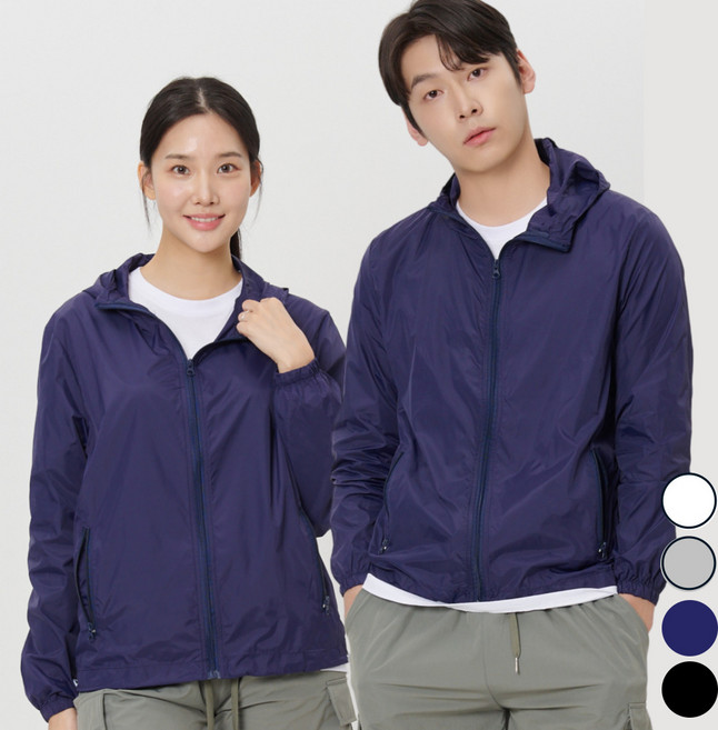 리듬 바람막이 남성 여성 러닝 초경량