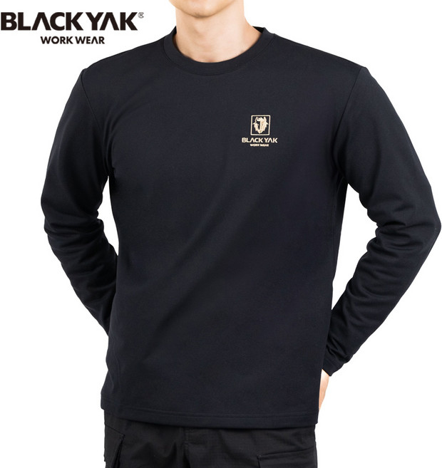 블랙야크 기모 긴팔티셔츠