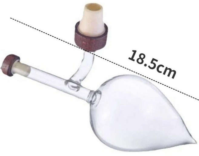 둥근복숭아 모양의 투명한 레드 와인 통 휴대용 병 푸어러 빠른 주둥이 유리 냉정 장치, 2. Peach type, 1개