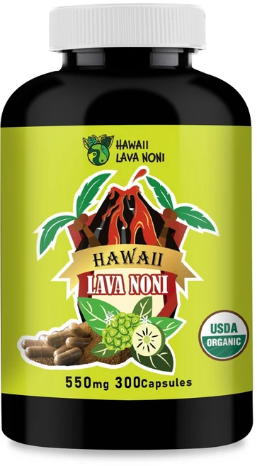 유기농 하와이 라바 노니 300정 노니캡슐, 1개 - 쿠팡