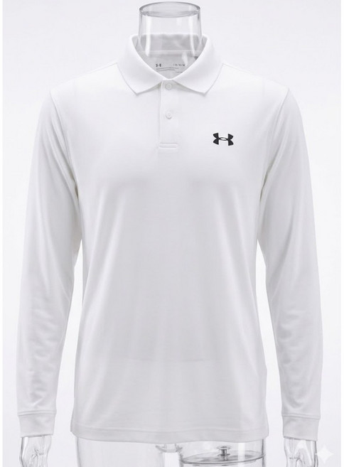 [언더아머_스포츠] 기능성 골프티셔츠 긴팔 남성 White 퍼포먼스 3.0 폴로 GOLF 셔츠 TM1379728