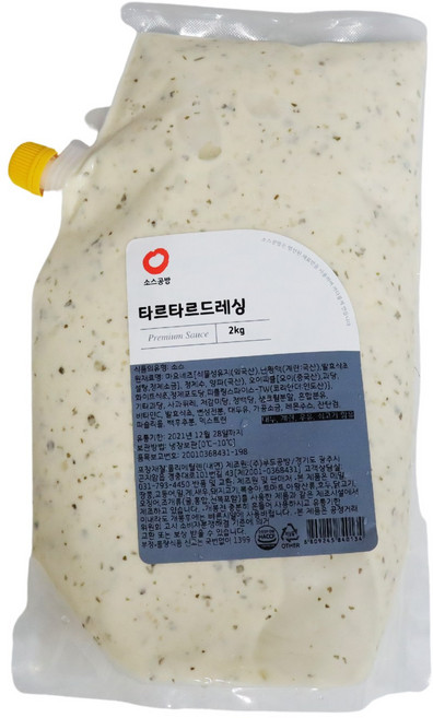 소스공방 냉장 타르타르드레싱 2kg