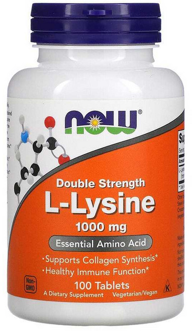 나우푸드 엘라이신 L 라이신 1000mg 100정, 1개