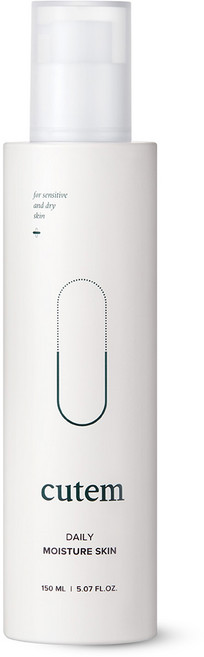 큐템 데일리 모이스처 스킨 수분보습 에센스 세라마이드토너, 1개, 150ml