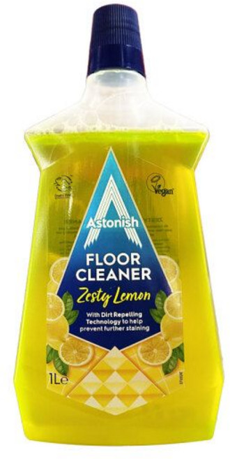 아스토니쉬 광택 먼지제거 바닥 클리너 제스티 레몬 1L