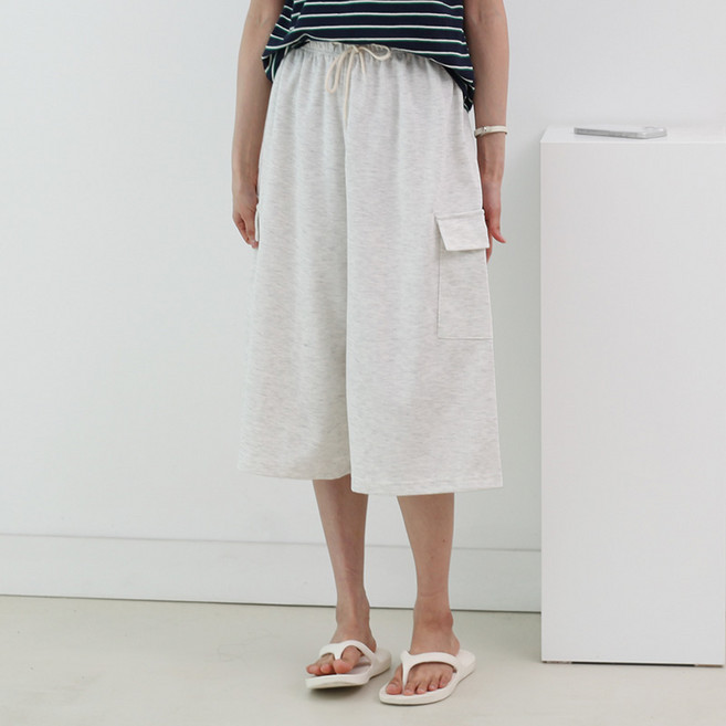 루나샵 7부카고밴딩팬츠 밴딩팬츠