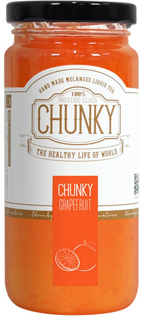 청키 수제 자몽청 자몽 차 농축액 과일청 수제청, 300ml, 1개입, 1개, 300ml