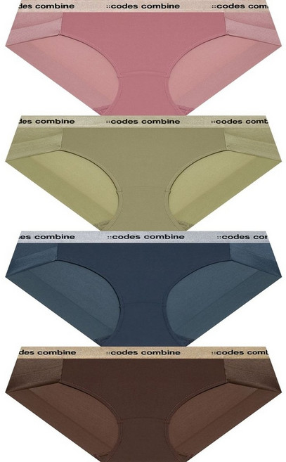 백화점 코데즈컴바인 이너웨어 정품 베이직여성햄팬티 4종(CEWBP961PKKHBGBR) 새학기 선물용