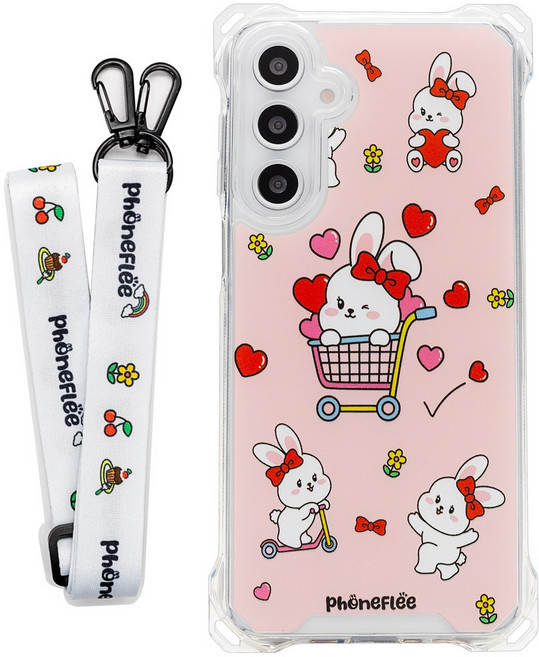 폰플리 범퍼 스트랩 목걸이 휴대폰 케이스