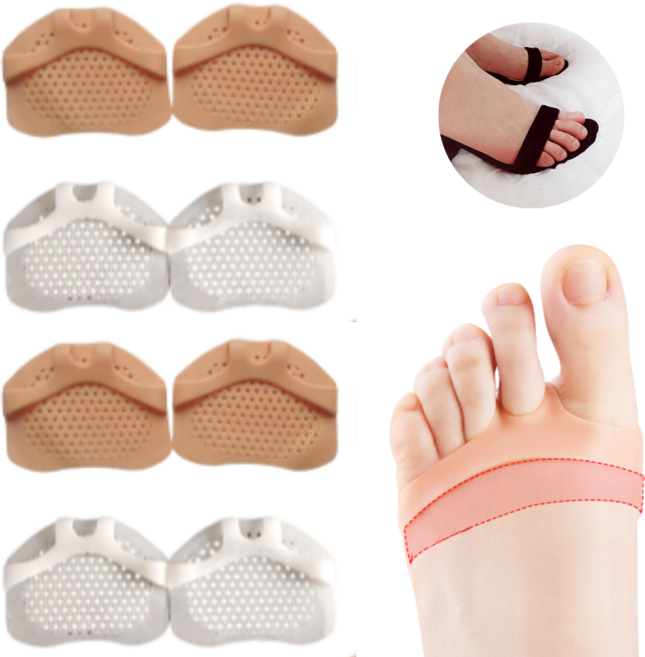 멜팅마켓 앞꿈치 보호 실리콘 쿠션 패드, 4세트