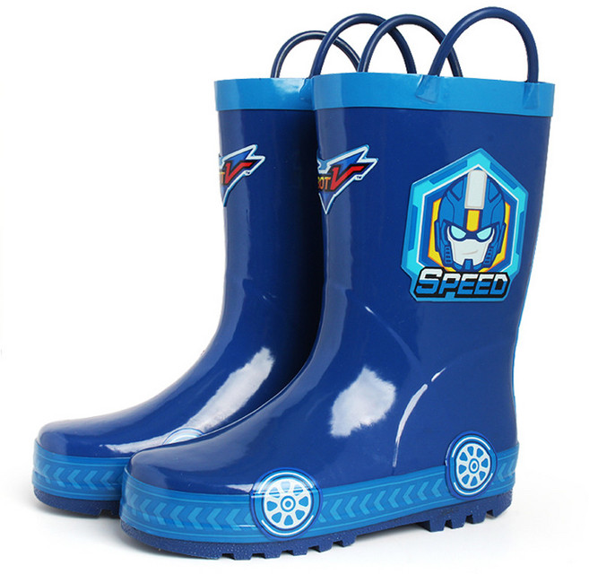 알파슈 또봇V 러버 레인부츠_블루