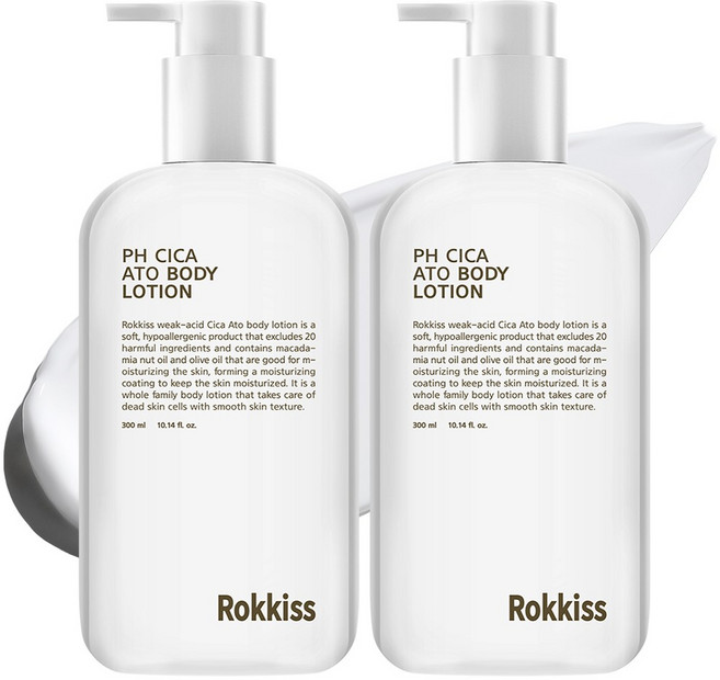 록키스 약산성 시카 아토 바디로션, 300ml, 2개