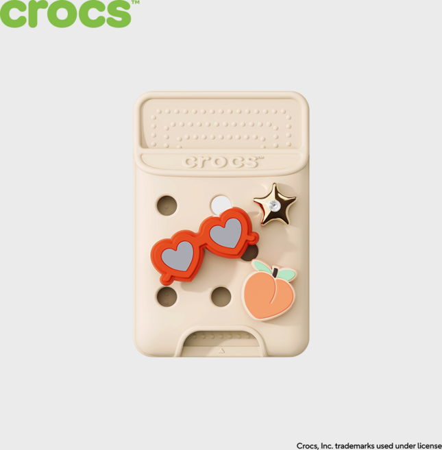 크록스 정품 맥세이프 카드지갑, 1개, 본