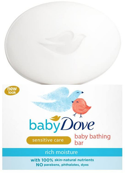 Baby Dove Rich Moisture 목욕 바 75g - 인도 213473