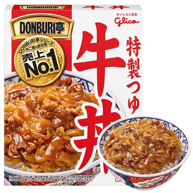 일본 글리코 돈부리 규동 소고기 덮밥 160g x 5개