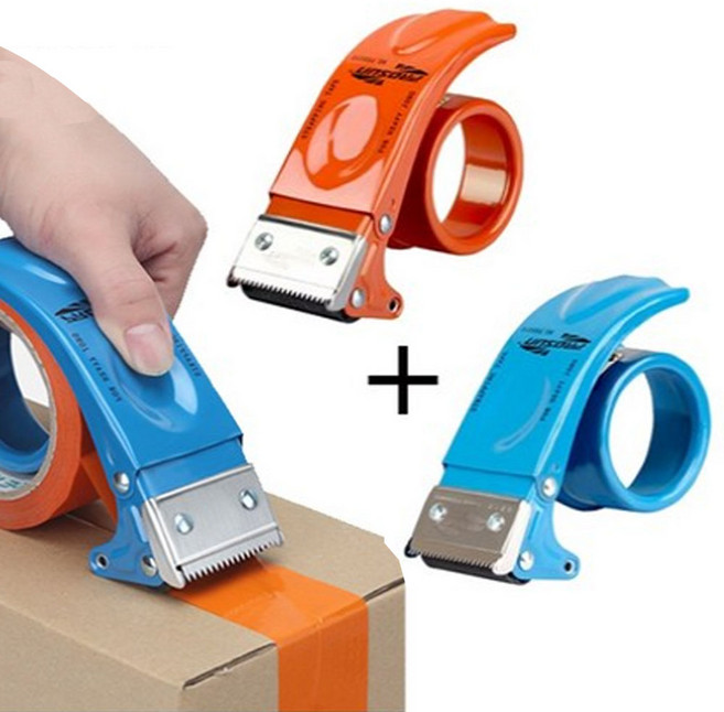 홈밸류언스 고급형 스텐레스 박스테이프 커터기, 2개, 랜덤