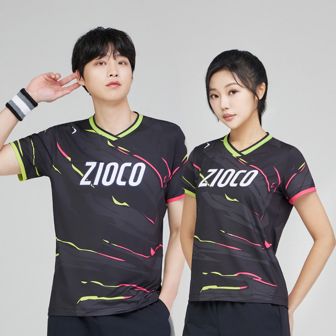 입은듯 안입은듯 AVTS-1055R/1056R 크랙 블랙 티셔츠 배드민턴의류 탁구복 조깅복 운동복 스포츠의류