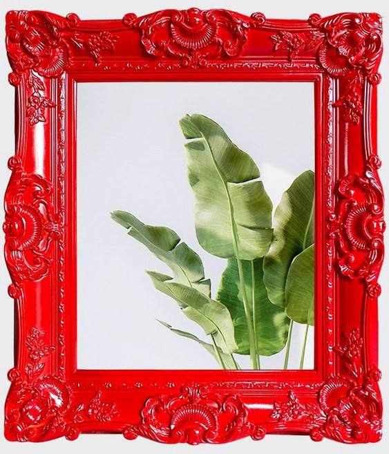 엔틱 북유럽 벽걸이 거울 금장 프레임 창문 전신, 1개