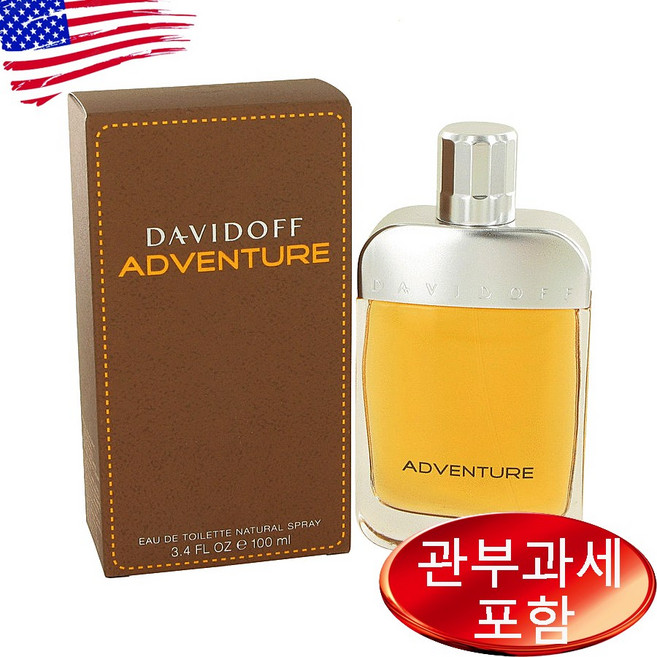Davidoff Adventure 3.4 oz MEN 다비도프, 80ml, 1개