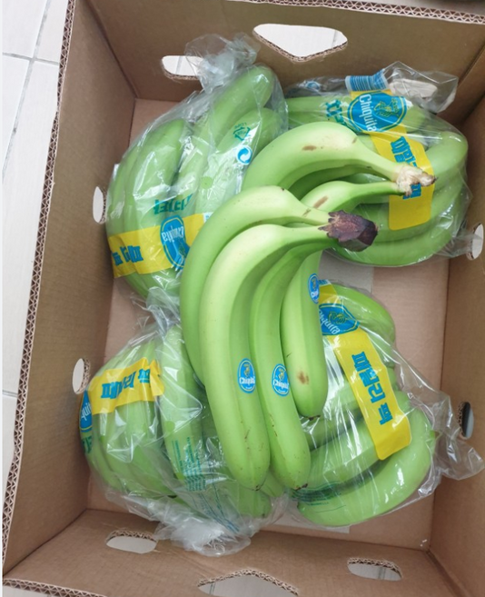 판매자추천 그린 바나나 청 바나나 6.5kg 13kg 그린바나나 초록색바나나 장건강바나나 면역력바나나 맛있는바나나 아이들간식 바나나, 1개, 6.5kg(하프박스)