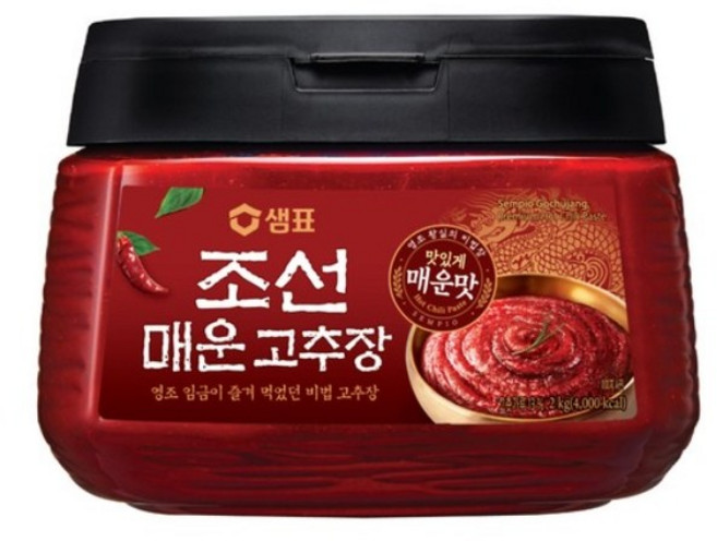 샘표 조선 매운 고추장, 2kg, 4개