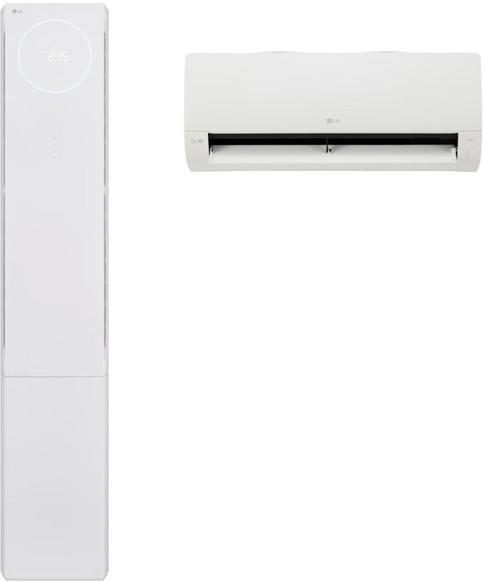 18+6평형 3등급/ FQ18FU1EK2/ LG 휘센 오브제컬렉션 뷰 에어컨 2in1/ 1시리즈 멀티형 에어컨/ 2025년형/, 일반배관형, FQ18FU1EK2