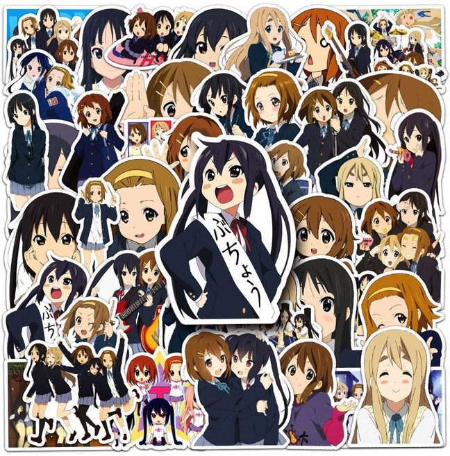 일본 애니 스티커, 1세트, 케이온 50장 B형