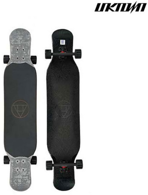 언노운 고급형 K-LONGBOARD 42 44 46 인치 댄싱 롱보드 티툴구성, UN K-Longboard 42인치 Black, 1개