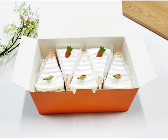 조각 케이크 25종 [케이크납품 카페케익 조각케익 초코 치즈 티라미수등], 610g, 1개, 당근