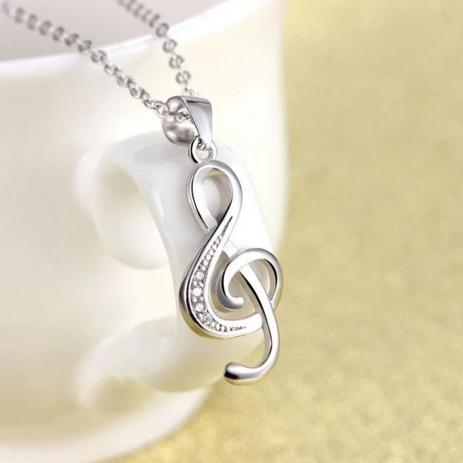 선물박스증정 높은음자리표 S925 실버 스털링 팬던트 - 쿠팡