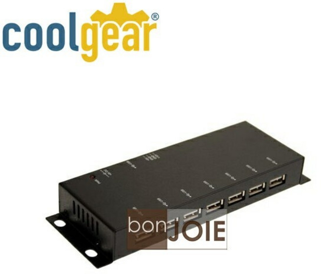 CoolGear 金屬 USB 集線器, 1個, 七孔USB2.0(USBG-7U2ML), 七孔USB2.0(USBG-7U2ML)