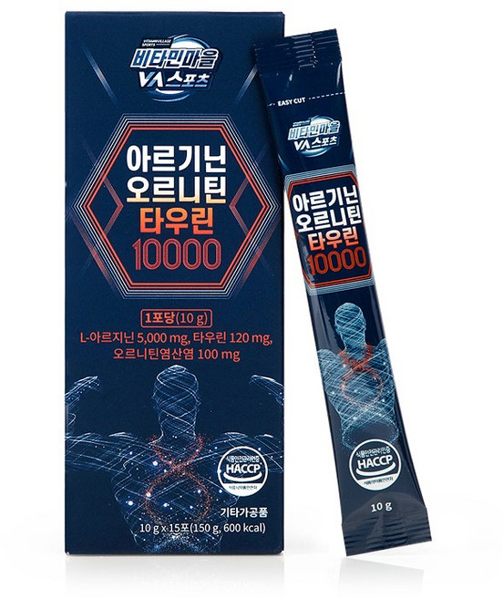 비타민마을 아르기닌 오르니틴 타우린 10000, 15회분, 1개