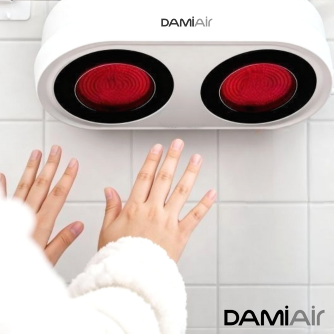 [최신26년형]1초즉각 따뜻 초강력 듀얼 하이라이트 욕실난방기 방수, 1개, 1개