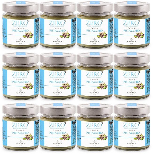 아그리시칠리아 이탈리아 무설탕 피스타치오 크림 두쫀쿠 200g x 12개세트
